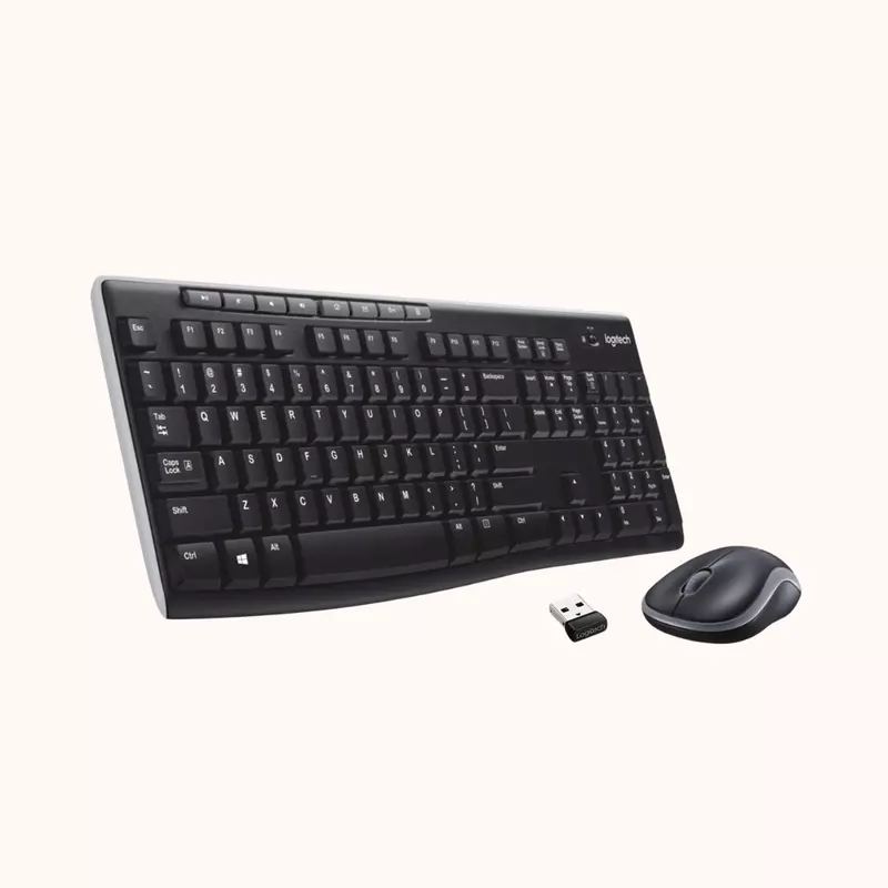 Open Box Logitech MK270r Wireless Combo Keyboard (Black)
