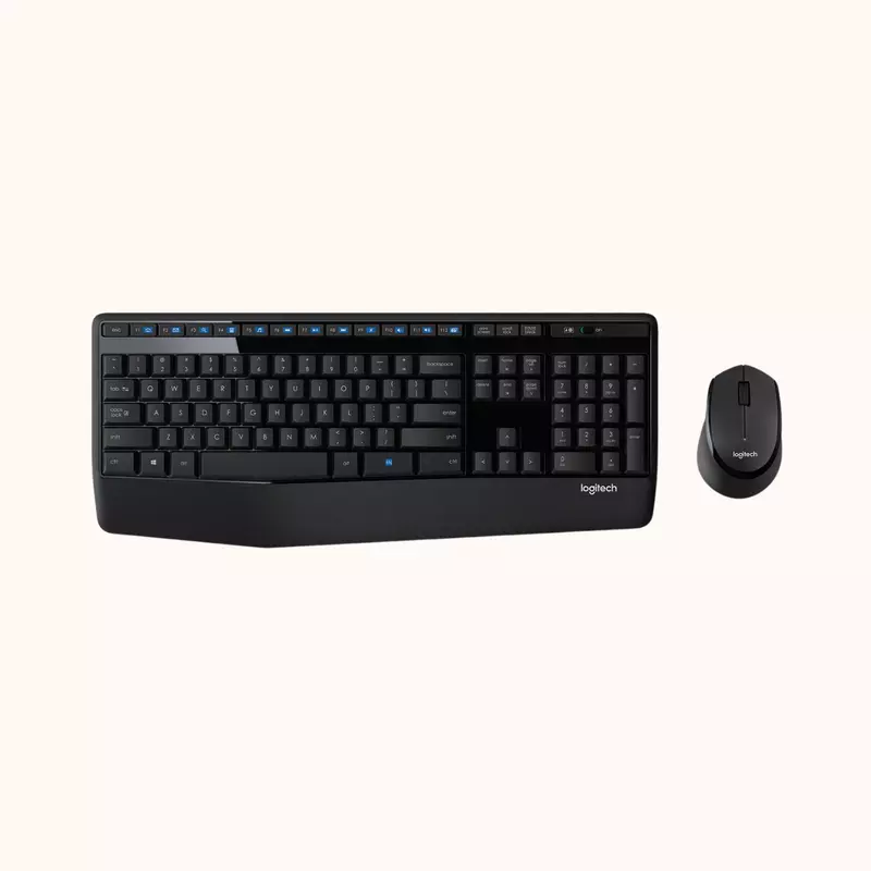 Open Box Logitech MK345/Wireless Compact,Win Mac,Desktop,Tablet,Smartphone,LaptopCompatible Wireless Laptop Keyboard (Black)