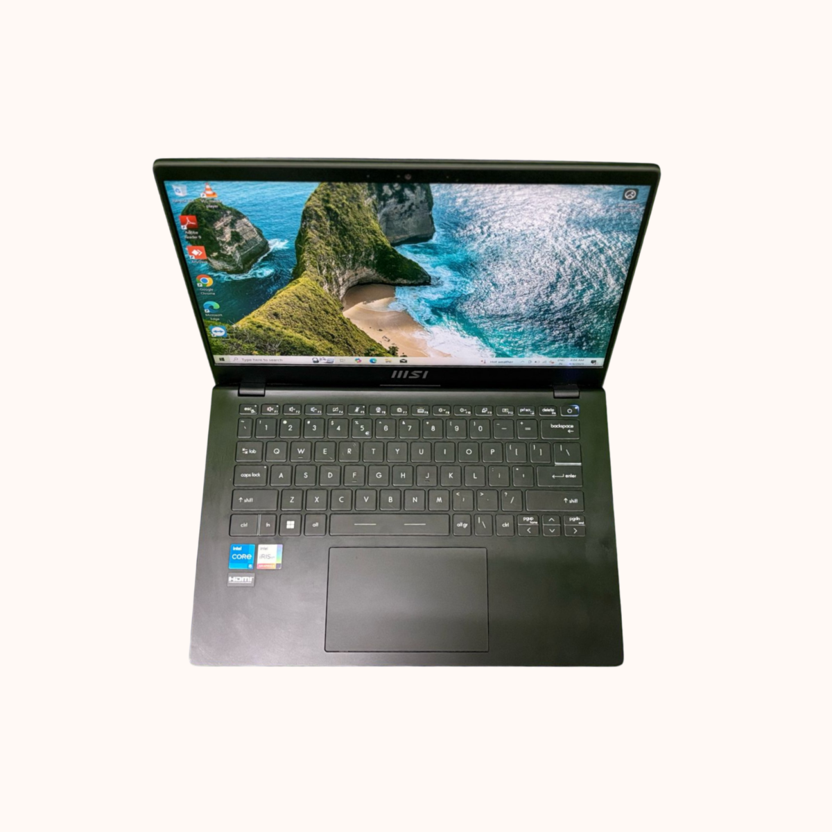 Open Box MSI Intel i5-1155G7 14 -inch, 8GB RAM, 512GB SSD DDR4, Black, Modern 14 C11M