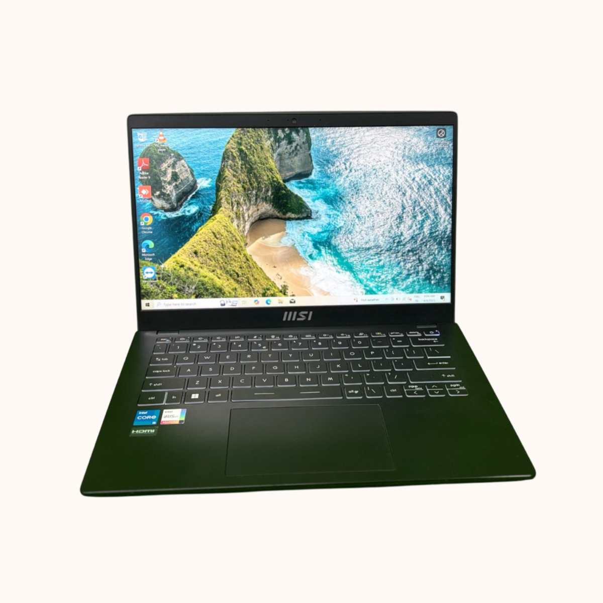 Open Box MSI Intel i5-1155G7 14 -inch, 8GB RAM, 512GB SSD DDR4, Black, Modern 14 C11M