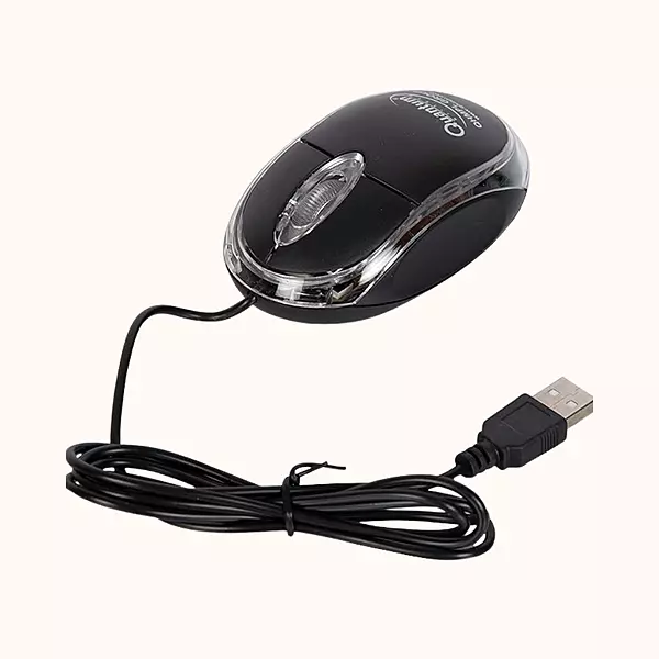 Open Box QHMPL Quantum USB Wired Optical Mouse
