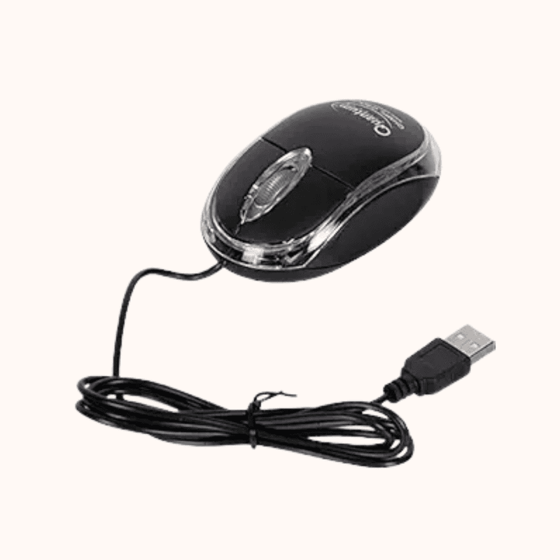 Open Box QUANTUM QHM222 Wired Optical Mouse