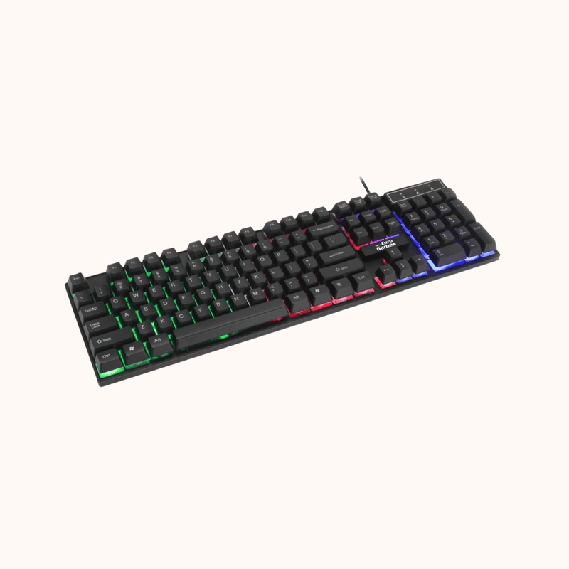 Open Box RPM Euro Games Gaming Keyboard - Wired USB Gaming Keyboard
