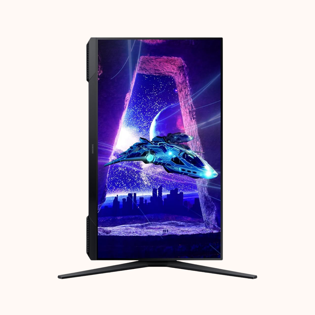 Open Box Samsung 27" (68.5cm) Odyssey G3 Gaming Monitor |FHD 1920 X 1080|180Hz|1ms(MPRT)|AMD HDMI|DP Cable|16.7 Million Colors |Height-Tilt-Pivot Adjustable Stand LS27DG300EWXXL