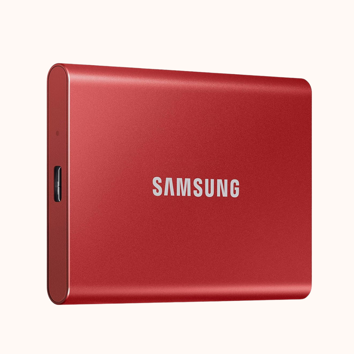 Open Box Samsung Portable SSD 500GB - Up to 1050MB/s - USB 3.2 External Solid State Drive, Red, SSD T7 500GB