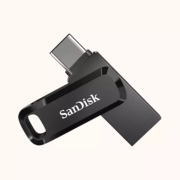 Open Box SanDisk 128 OTG Drive (Black, Type A to Type C) SDDDC3-128G-I35