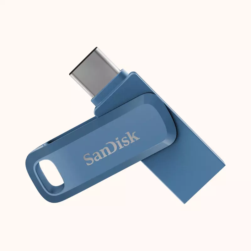 Open Box SanDisk 64 GB OTG Drive  (Blue, Type A to Type C)  SDDDC3-064G-I35NB