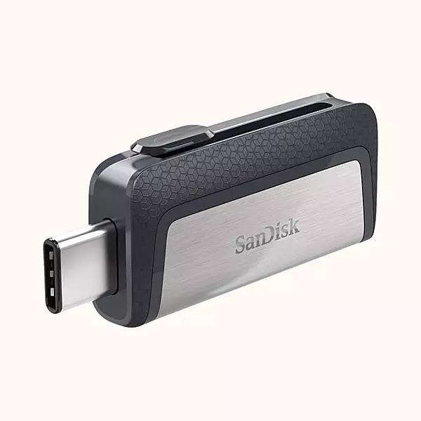 Open Box SanDisk SDDDC2-064G-I35 64 GB OTG Drive (Black, Type A to Type C)