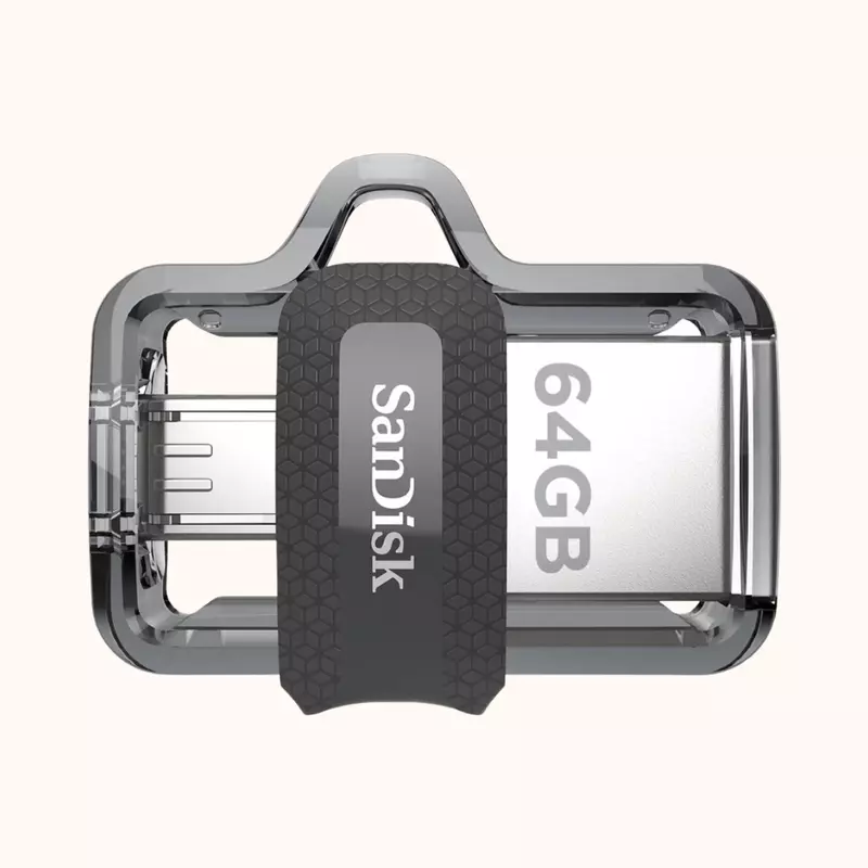 Open Box SanDisk Ultra Dual SDDD3-064G-I35 64 GB OTG Drive (Black, Type A to Micro USB)