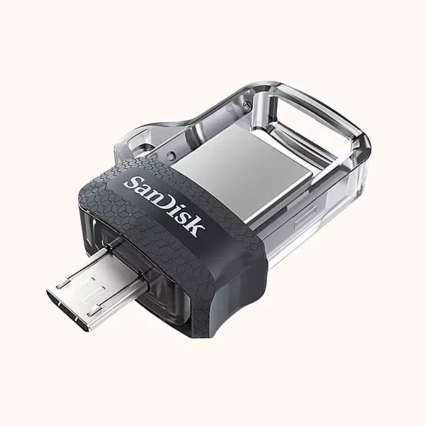 Open Box SanDisk Ultra Dual SDDD3-128G-G46/SDDD3-128G-i35 128 GB OTG Drive (Black, Type A to Micro USB)