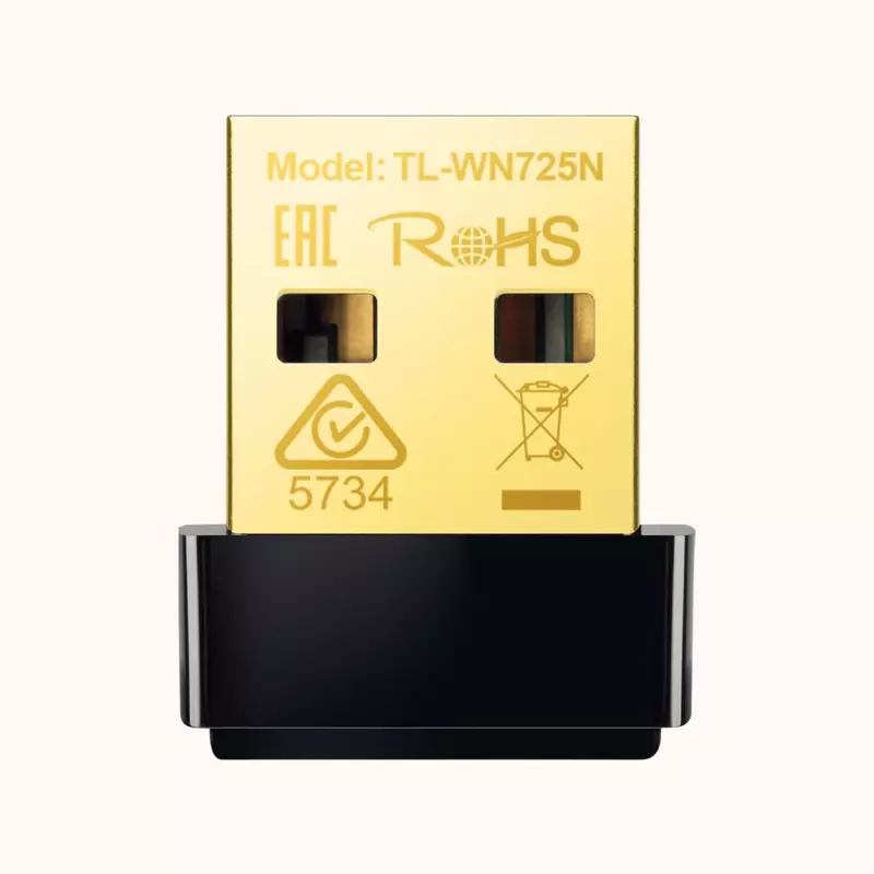 Open Box TP-Link USB WiFi Adapter N150 Wireless Network Adapter for Desktop - Nano Size WiFi Dongle Compatible with Windows 11/10/7/8/8.1/XP/ Mac OS 10.9-10.15 (TL-WN725N)