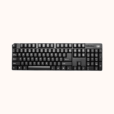Open Box Tvs Electronics Champ Keyboard Wired USB Desktop Keyboard