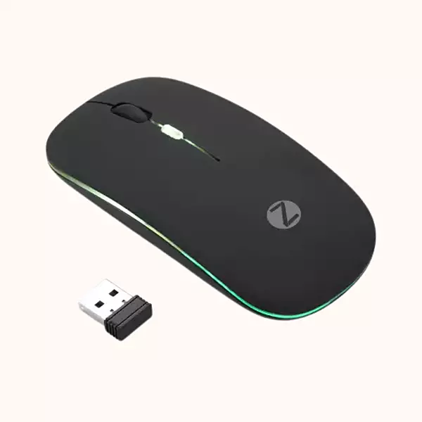 Open Box Zoook Blade / Rechargeable, 7 Color RGB, Silent Wireless Optical Mouse