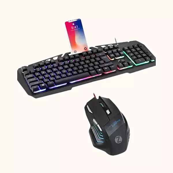 Open Box Zoook Combat Pro Black Wired USB Desktop Keyboard & mouse