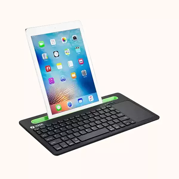 Open Box Zoook Fingerpad with Trackpad, Rechargeable battery (3 Devices Support) Bluetooth Multi-device Keyboard