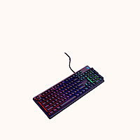 Open BoxHP K500F / 26 Anti-ghosting keys, Metal Panel, Rainbow Backlight, Membrane Wired USB Gaming Keyboard