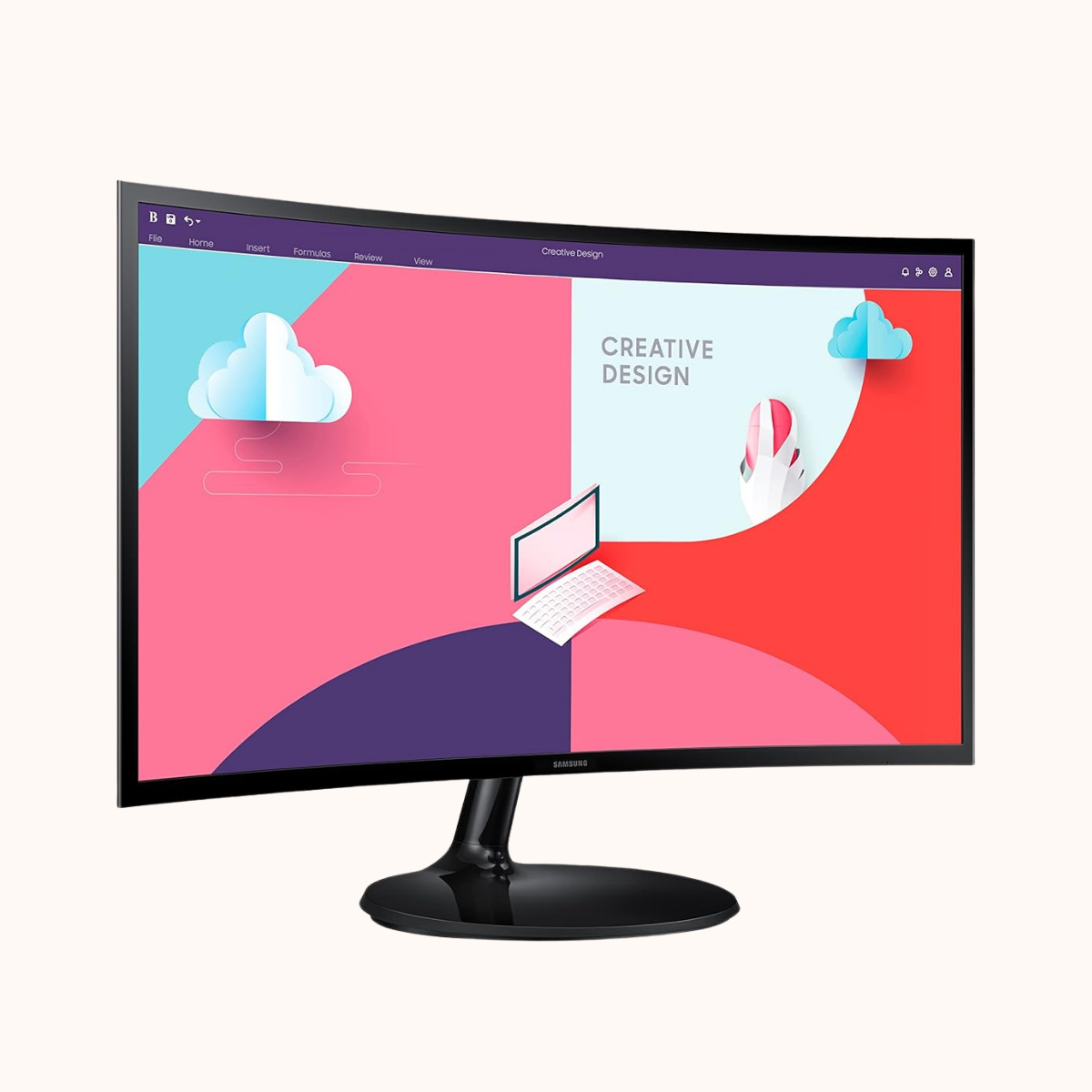 Open BoxSamsung 27-Inch(68.5Cm) FHD, 1800R Curved 1,920 X 1,080 LCD Monitor, 75Hz, VA Panel, Slim Design, AMD Freesync, Flicker Free, HDMI, Audio Port (LS27C360EAWXXL