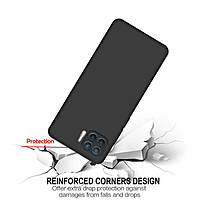 Zigdeal OPPO F17 Pro Black Back Case – Slim Protective Cover | Scratch Resistant