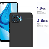 Zigdeal OPPO F17 Pro Black Back Case – Slim Protective Cover | Scratch Resistant