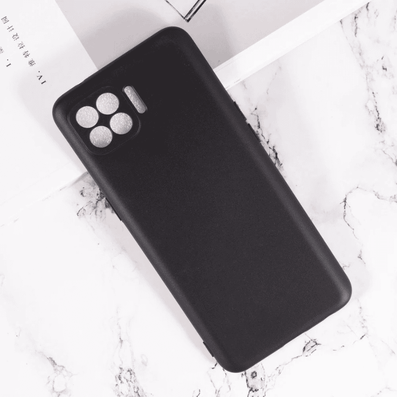 Zigdeal OPPO F17 Pro Black Back Case – Slim Protective Cover | Scratch Resistant