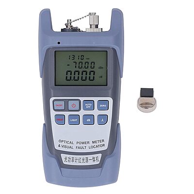 Optical Power Meter 2 In 1 With 10Km Laser Source Visual Fault Locater 10mW SC/FC/ST Connector