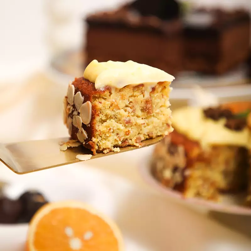 Orange Cake with Orange Curd Gluten Free 500 Gms