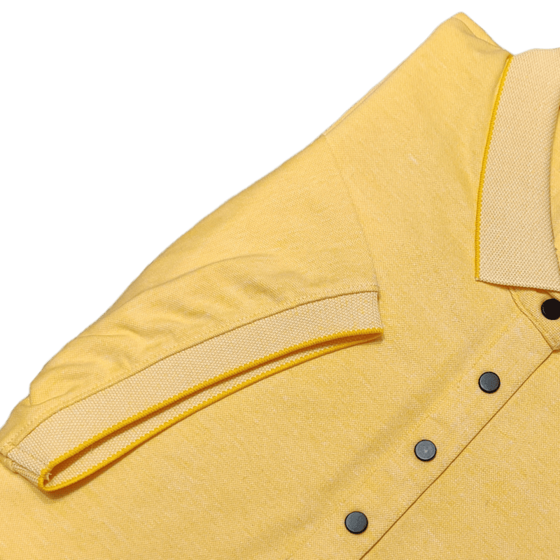 Orange Self Design Tshirt