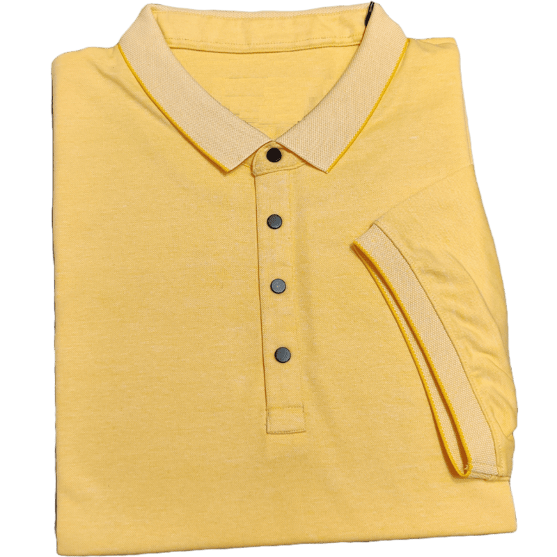 Orange Self Design Tshirt