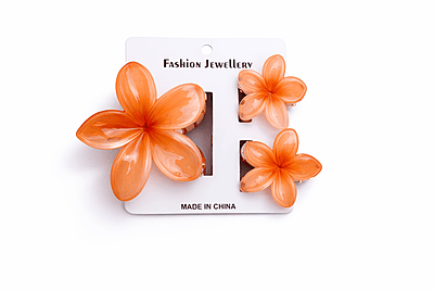 Flower Clip Card (6 cards-18 Clips)