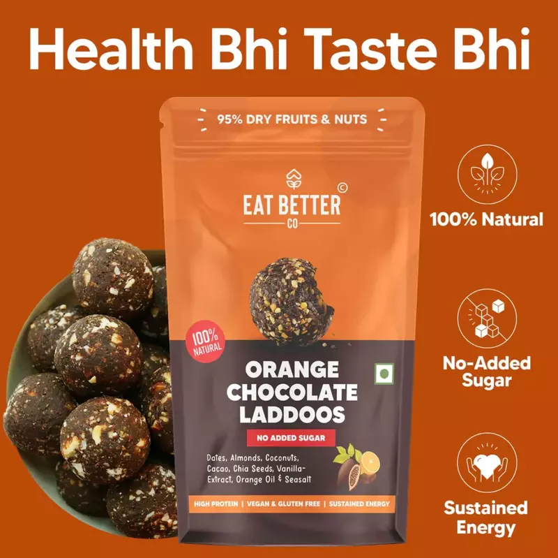 Better Laddoos-Orange Cacao 70 Gms - Eat Better