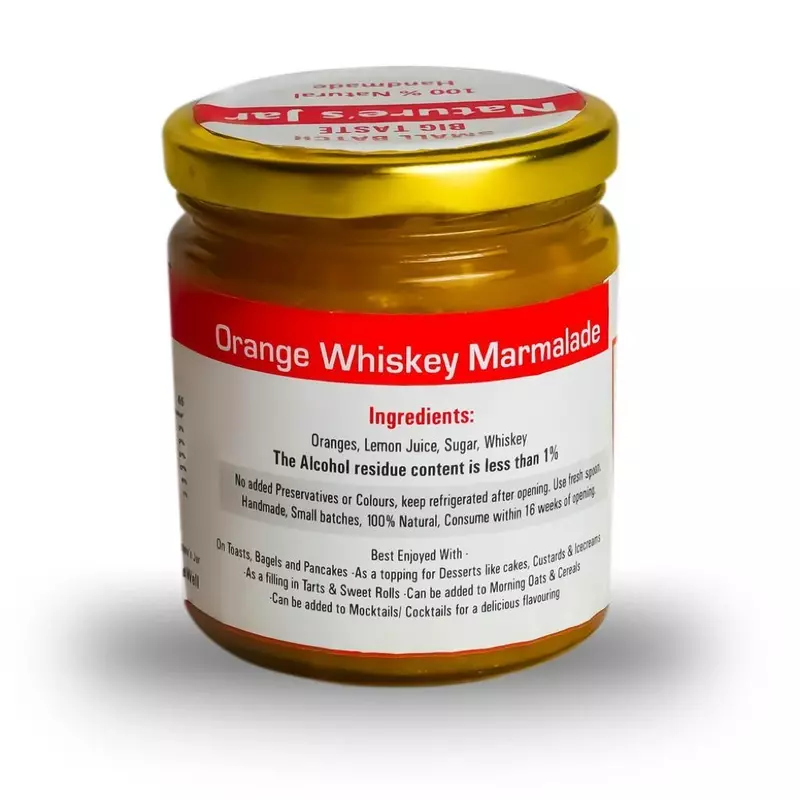 Orange Whiskey Marmalade - Nature's Jar NP