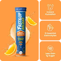 FAST&UP RELOAD-LOW SUGAR INSTANT HYDRATION DRINK-ORANGE-SINGLE