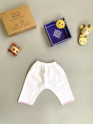 Organic Cotton Muslin Pants (Pack of 4)