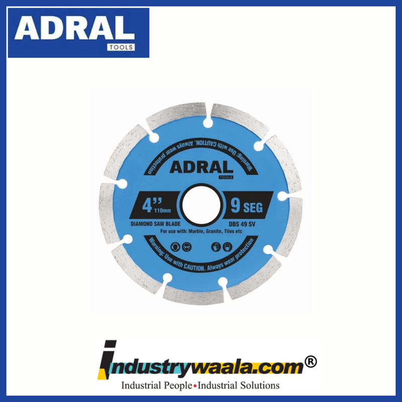 Adral DBS 49 SV Diamond Saw Blade Segmented Pack Of 5