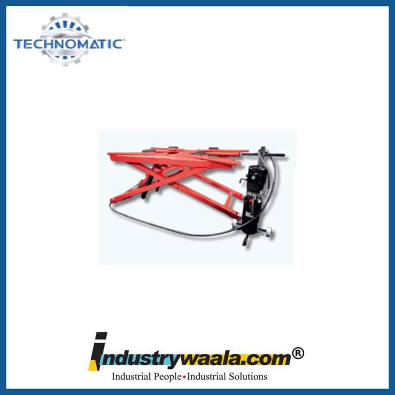 Technomatic PSL - 700 Portable Scissor Lift (Red)