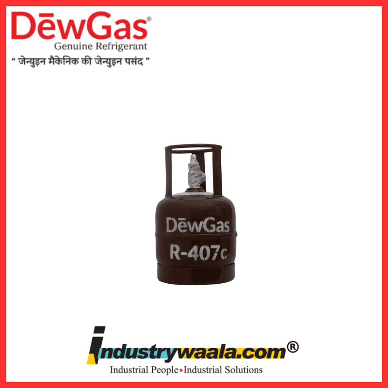 DewGas Refrigerant R-407C Industrial Air Conditioning Gas | High Performance HVAC Refrigerant - 8 Kg