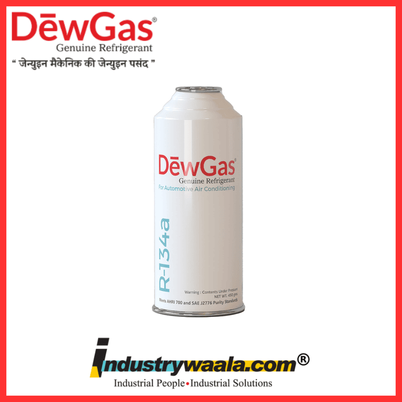 DewGas Refrigerant R-134A Air Conditioning & Refrigeration Gas - 440 Gm