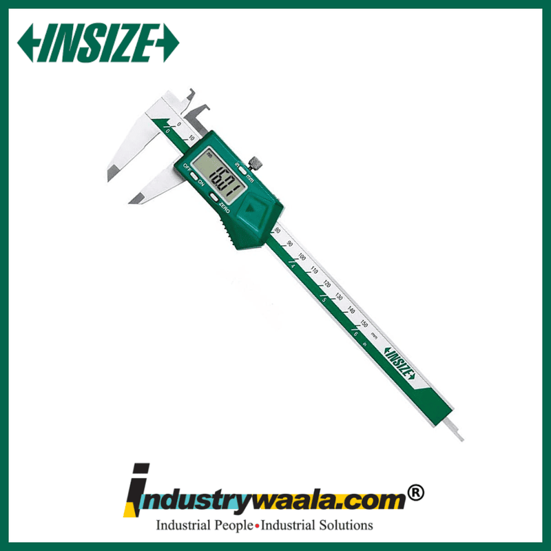 INSIZE 1191-150 Digital Inside Groove Caliper | 20-150mm Precision Groove Measuring Tool