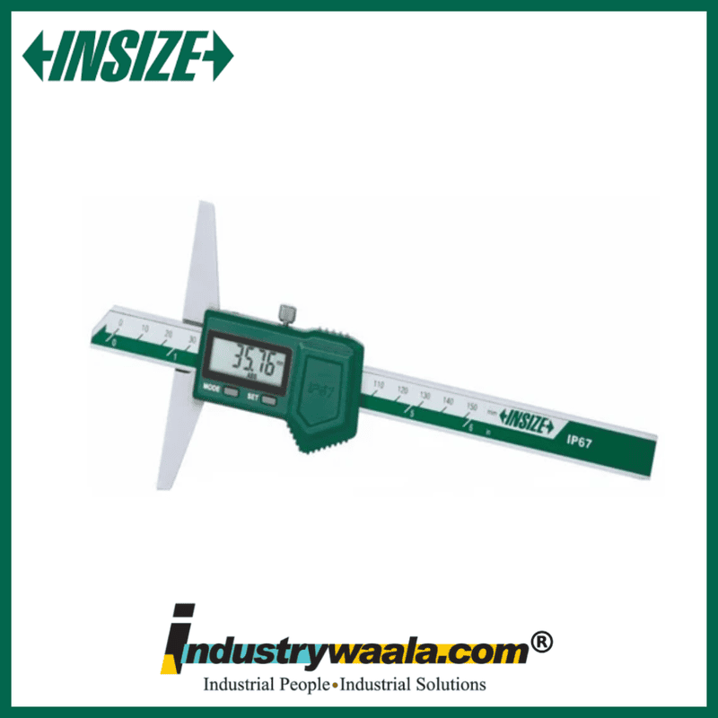 INSIZE 1149-200 IP67 Waterproof Digital Depth Gauge 0-200mm