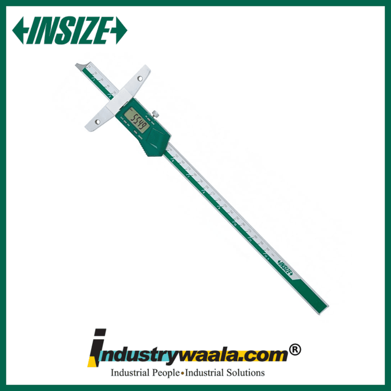 INSIZE 1147-200 Digital Depth Gauge with Extension Base Mounting Holes