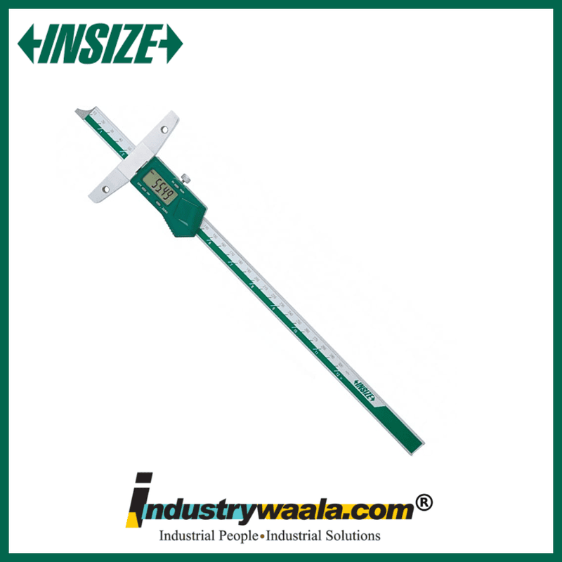 INSIZE 1147-300 Digital Depth Gauge with Extension Base Mounting Holes