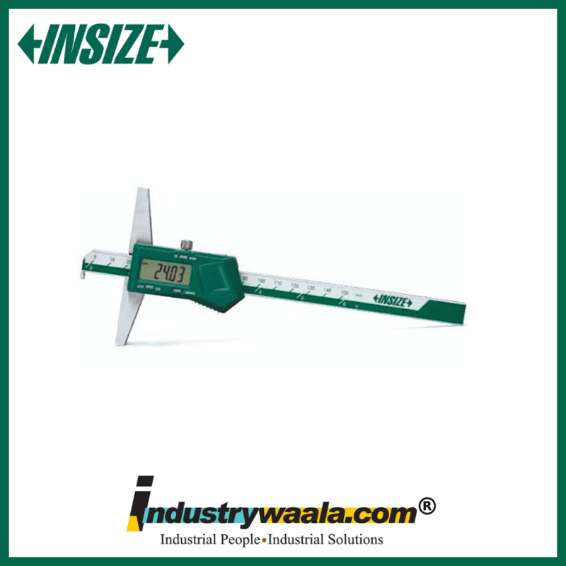INSIZE 1142-200A Digital Hook Depth Gauge 0-200mm | Precision Measuring Tool