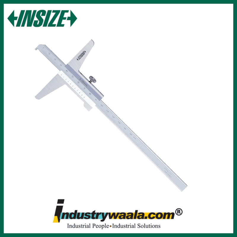 INSIZE 1245-300 Vernier Hook Depth Gauge – 0–300mm