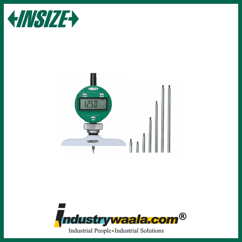 INSIZE 2141-202A Digital Depth Gauge – 0–300mm / 0–12"