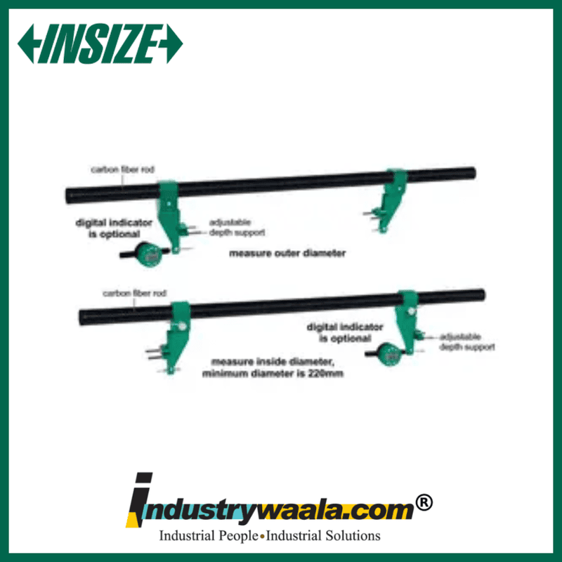 INSIZE 2931-D4000C Carbon Fiber Comparison Gauge
