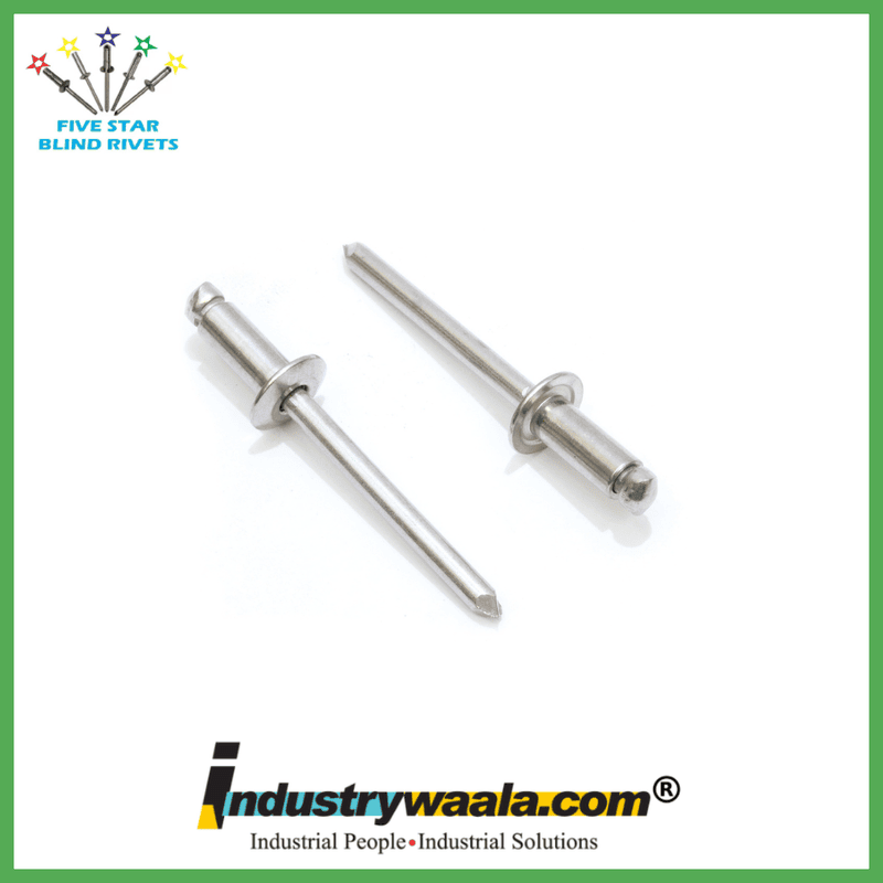 Five Star 3/16 x 3/8  Aluminum Blind Rivet (Pack Of 1000)