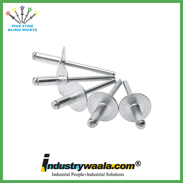 Five Star 1/8 x 1/2 Aluminum Blind Rivet (Pack Of 1000)