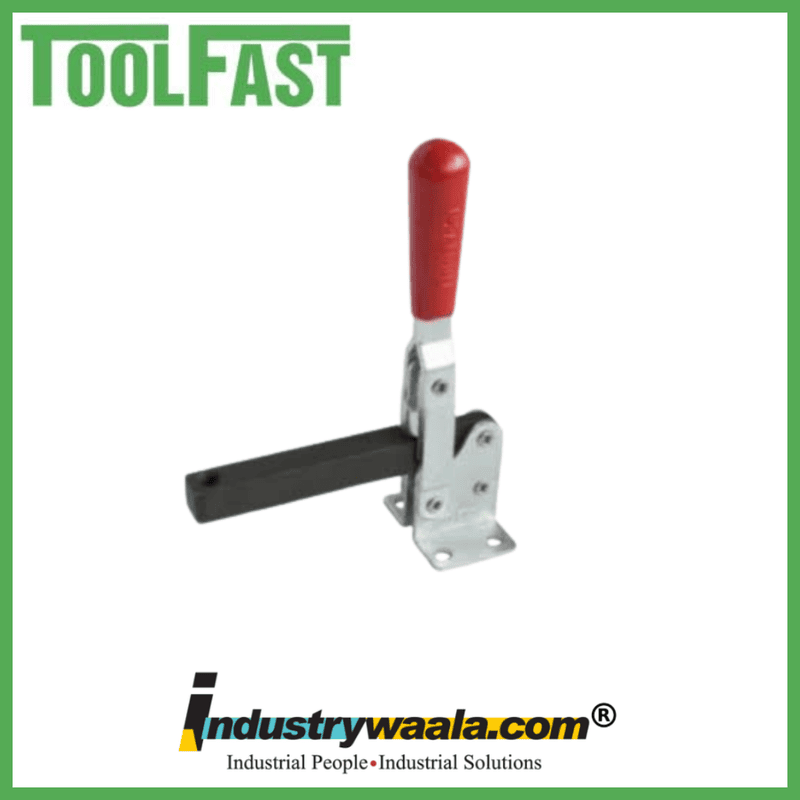 Tool Fast VHDT-80-ST Hold Down Toggle Clamp - Vertical Handle - Solid Arm