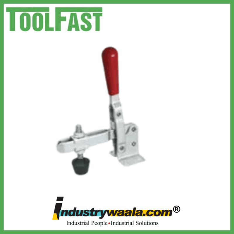 Tool Fast VHDT-80-U Hold Down Toggle Clamp - Vertical Handle - Flanged Base