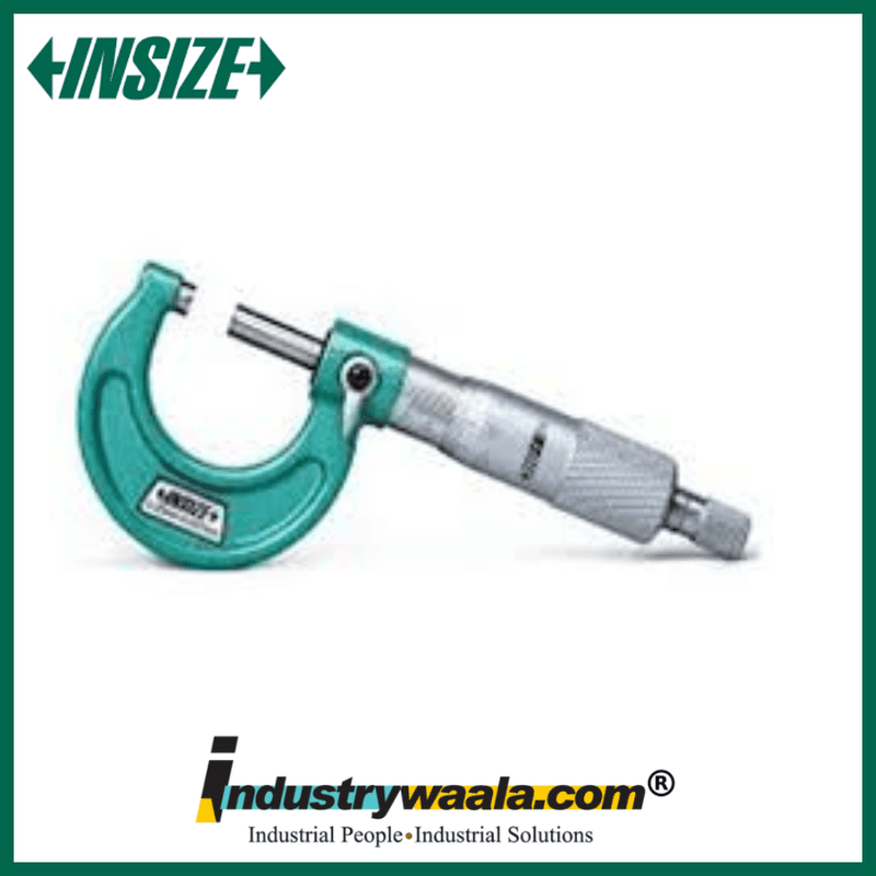 INSIZE 3210-25A 1µm Graduation Outside Micrometer – 0–25mm